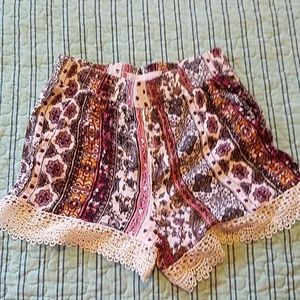 Multi colored shorts